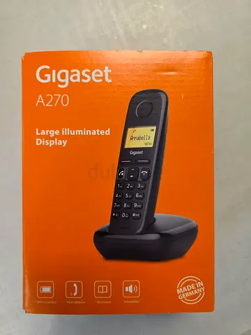Gigaset A270 Cordless Phone (boxed) - Large Illuminated Display