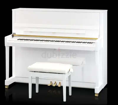 U3 Upright Yamaha Acoustic White Piano (Renewed) Imported from Japan with 5 year warranty