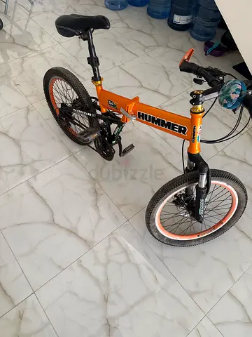 Childrens Hummer-branded Foldable Orange Kids Bicycle - Good Condition