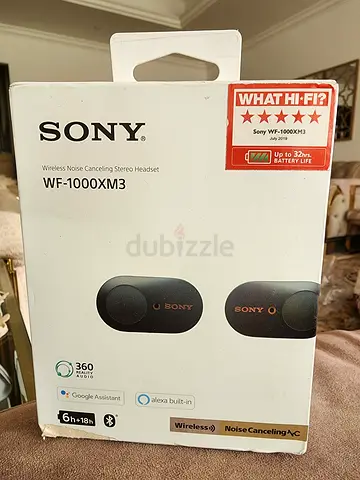 Sony True Wireless In-Ear Earbuds with ANC - Black (WF1000XM3