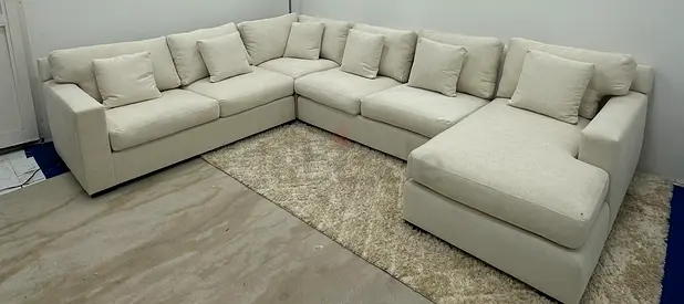 Perfect condition cratebarrel Ushape sofa
