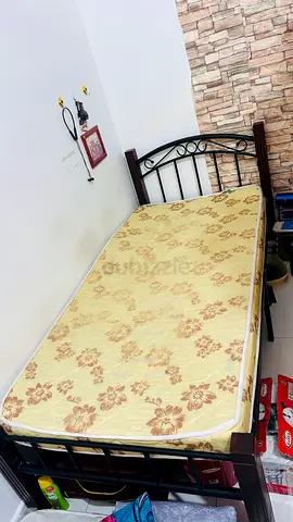 Iron Bed with Mattress for sale