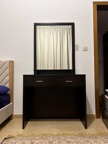 Vanity with mirror