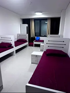 EXECUTIVE LADIES SINGLE BEDSPACE AVAILABLE IN KARAMA CENTER ADCB 950 KERALITE ATACHED BATH N BALCONY