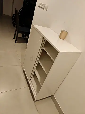 Shoe Cabinet / Storage - White (80x35x102 cm)