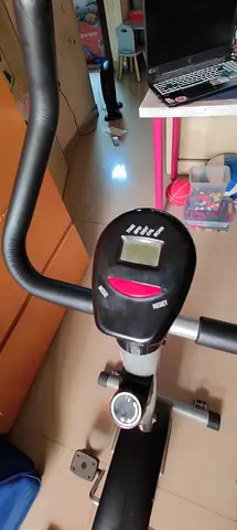 Used Upright Exercise Bike with Basic LCD Console - Good Condition