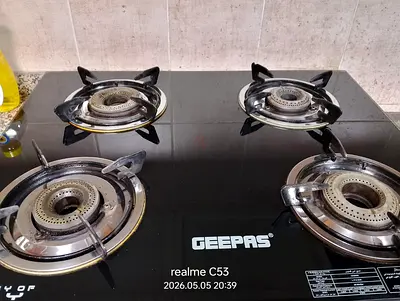 Tampered Glass 4 burners Table top Stove
