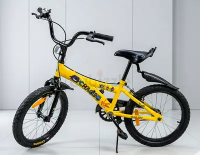 Childs 18 Yellow Bailey Chaos Bicycle with Mudguards
