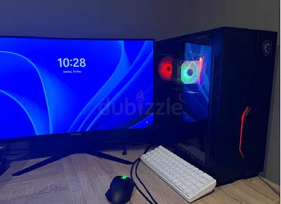 gaming PC and setup