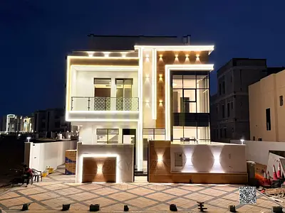 فيلا زاوية شارع و سكة مع روف بسعر شامل كل شئ ( رسوم تسجيل و تملك و كهرباء و ماء و مكيفات ) جاهزة للسكن تملك حر و تورث للأبناء