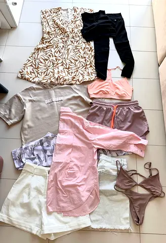 A package of womens items size M or L