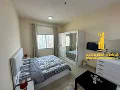 Luxury second occupied studio fully furnished with a semi-separate kitchen ✨ Ajman Al Muwaihat. Fo