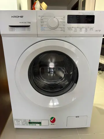 Krome KR-WFL70SI front load washing machine 7kg - good working condition