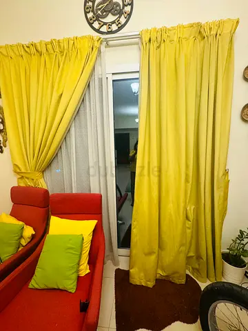 Bright Yellow curtains