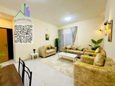 No commission -1bhk Furnished apartment, first occupancy, new building in Al Nuaimiya, 3700 including bills and internet