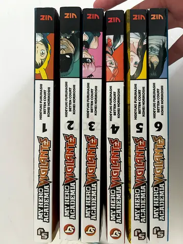 My Hero VIGILANTES manga volumes 1-6 (English)