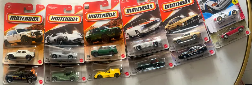 Lot of 12 New Matchbox Die-Cast Cars (Sealed) - Mixed Models
