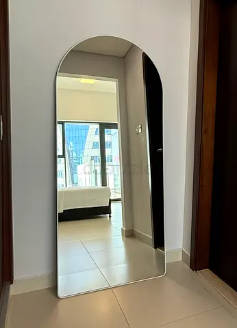 Full-length Standing Dressing Mirror 80x180 cm - White Frame
