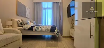 Elegant Studio | Fully Furnished | Neat &amp; Clean | Community View | Chiller Free | Azizi Riviera,