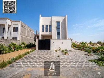 Modern villa for sale directly from the owner. Dubai villa design, opposite a park. Includes regist