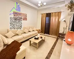 1bhk-Furnished for monthly rent - New building - Spacious - VIP furniture - Al Rawda 2 - Sheikh Amma