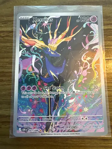 Pokémon TCG — Xerneas Full Art Holo Card (Mint Condition)