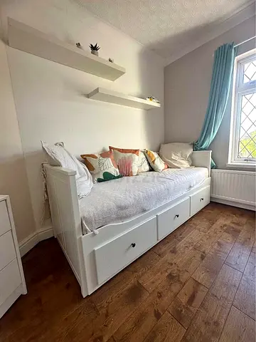 IKEA White Hemnes Daybed with IKEA Mattress