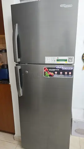 Silver Super General Top Freezer Refrigerator - Good Condition