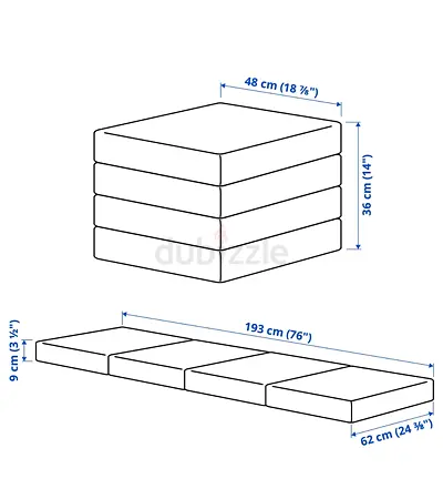 IKEA Foldable mattress