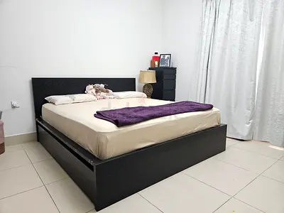 IKEA MALM KING SIZE BED FRAME WITH STORAGE