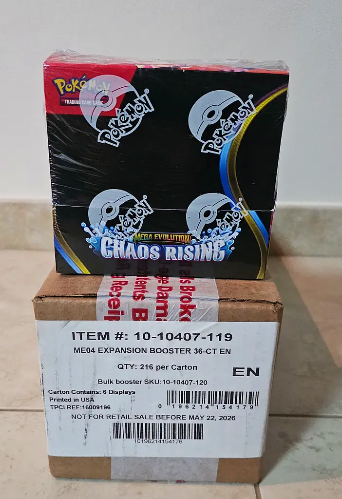 Chaos rising Pokmon booster box case fresh brand new factory sealed |  dubizzle Dubai