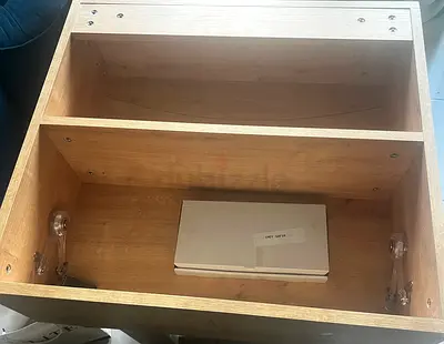 Small Wooden foldable study table  / Bedside Drawer (good condition), can be fixed on wall