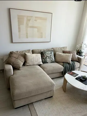 Sofa 3 seaters beige