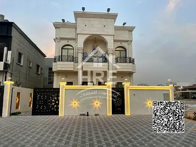 A luxurious investment opportunity! A ground floor villa + a roof terrace in Al Zahia, Ajman - 5 bedrooms, strategic location, and a great price.