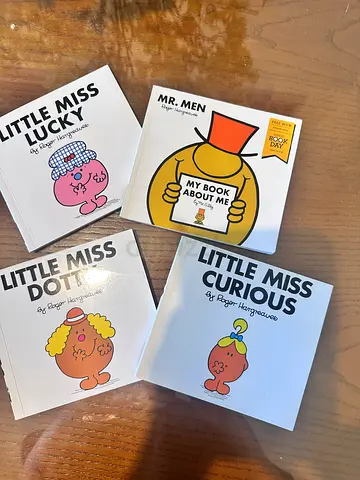 Collection of Mr. Men  Little Miss Board Books (4 books)