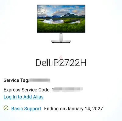 Dell P2722H - Professional series monitor (SEALED box)