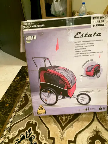 Kids Bike Trailer and Jogger (Brand: Urban) - Unused in Box