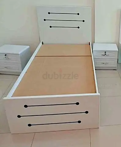 Bed white color Strong Wood Used