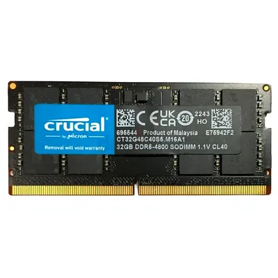 Crucial 32gb, 4800mhz, DDR5