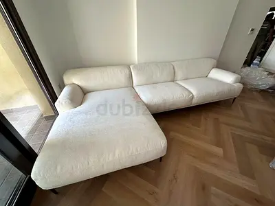 Selling in perfect condition the loom collection amelia L Shape Sofa