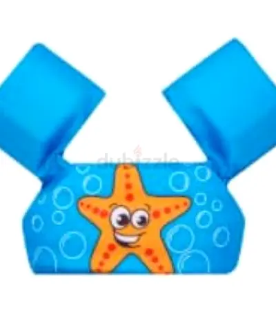 Kids Swim Float Jacket with Arm Bands - Starfish Design 15 AED