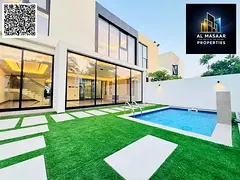 Luxury villa with 4 master bedrooms, swimming pool, and a fully smart home system. Price includes el