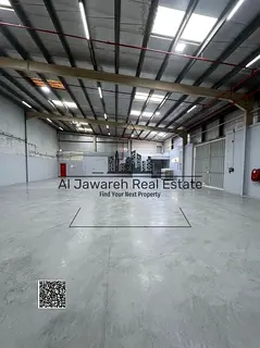 Warehouse for annual rent in Al Jurf 1, Ajman, located in a strategic and prime location on a main r