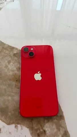 Red iPhone in good condition