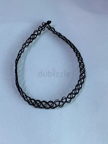 Black Stretch Choker Necklace 🖤✨