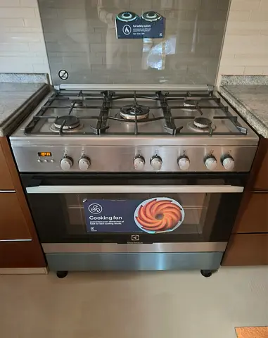Electrolux 5 Burner Gas Cooker with Electric Oven – 90 cm Dual Fual