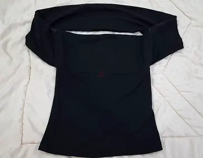 Black Off-Shoulder Womens Top - Small/Medium