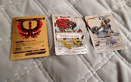 Fake pokemon card for offer