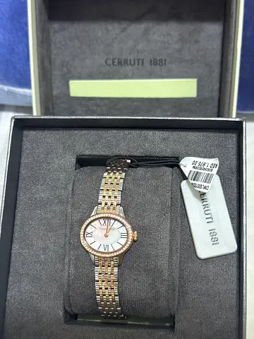 Cerruti 1881 Womens Watch Two-Tone with Crystals