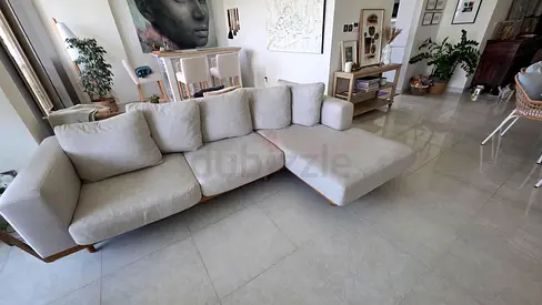 West elm Newport feather filled lshape sofa comfortable